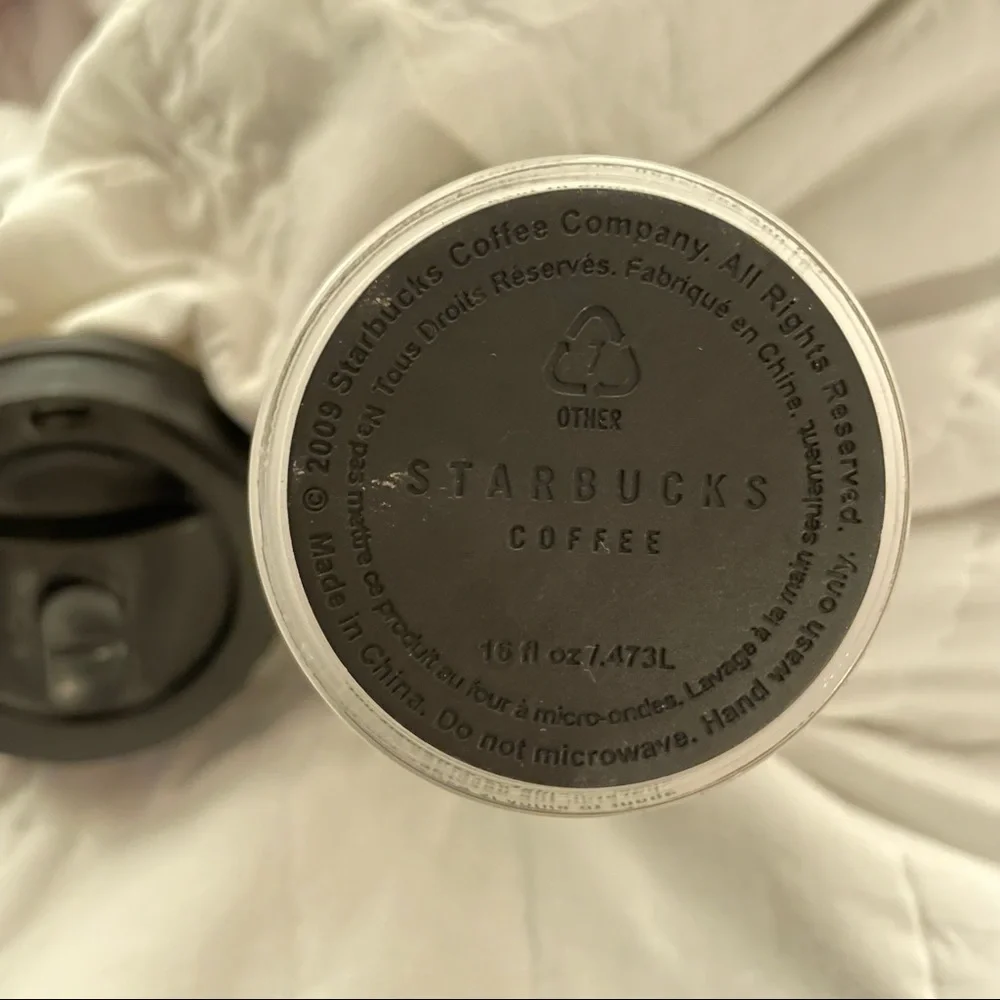 Starbucks Tumbler 16 Oz Coffee Tea Cup Classic Design - Picture 5 of 6